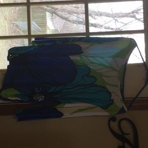 Multicolored Ruby Rd. Shirt in XL
